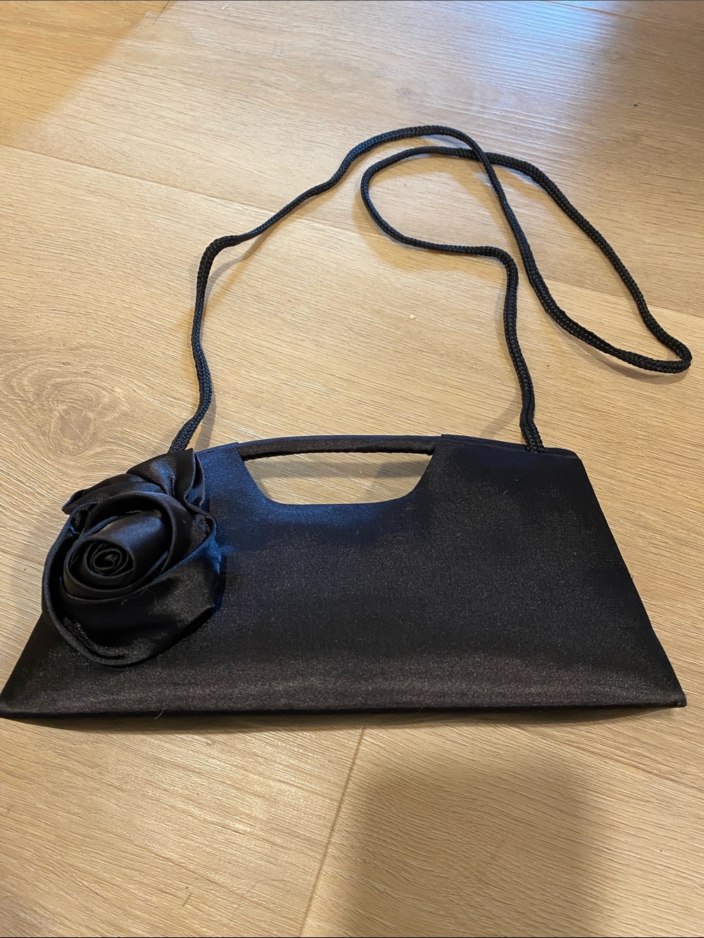 Vintage Satin Rosette Bag